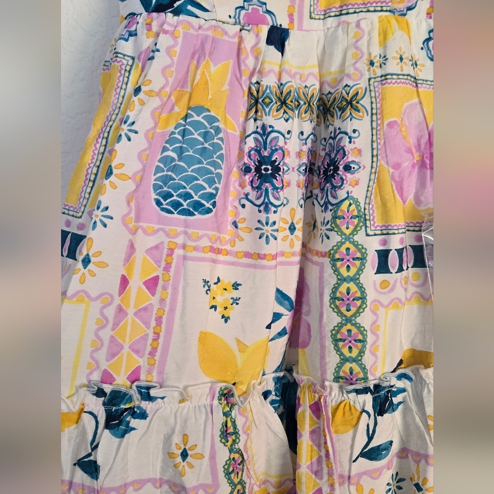 Chenault Multicolor Kids Dress - Picture 3 of 8
